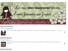 Tablet Screenshot of laviereveedunefemmeaufoyer.blogspot.com