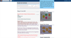Desktop Screenshot of krupuksidoarjo.blogspot.com