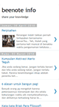 Mobile Screenshot of beenote.blogspot.com