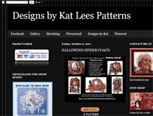 Tablet Screenshot of designsbykatleespatterns.blogspot.com