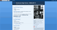 Desktop Screenshot of chsenglish11.blogspot.com