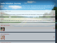 Tablet Screenshot of indiaadoptionjourney.blogspot.com