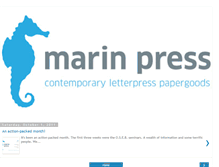 Tablet Screenshot of marinpress.blogspot.com