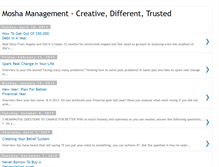 Tablet Screenshot of mosha-management.blogspot.com