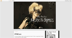 Desktop Screenshot of fashioncrimestoronto.blogspot.com