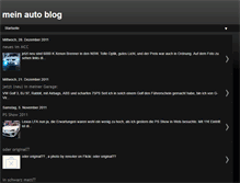 Tablet Screenshot of meinautoblog.blogspot.com