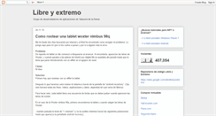 Desktop Screenshot of libreyextremo.blogspot.com