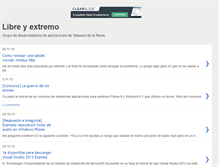 Tablet Screenshot of libreyextremo.blogspot.com