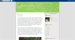 Desktop Screenshot of daftcrafter.blogspot.com
