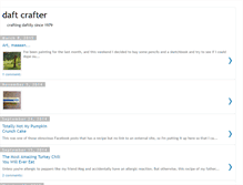 Tablet Screenshot of daftcrafter.blogspot.com