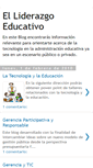 Mobile Screenshot of liderazgoeducativo2009.blogspot.com