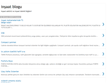 Tablet Screenshot of insaatblog.blogspot.com