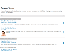 Tablet Screenshot of faceofavon.blogspot.com
