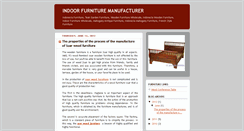 Desktop Screenshot of indoorfurnituremanufacturer.blogspot.com