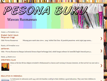 Tablet Screenshot of pesonabuku.blogspot.com