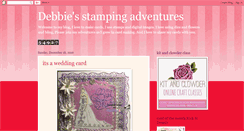 Desktop Screenshot of debbiesstampingadventures.blogspot.com