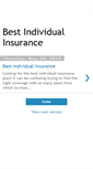 Mobile Screenshot of best-individual-insurance.blogspot.com