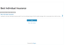 Tablet Screenshot of best-individual-insurance.blogspot.com