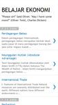 Mobile Screenshot of belajarekonomi.blogspot.com