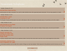 Tablet Screenshot of homemade-xylophone.blogspot.com