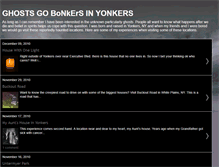 Tablet Screenshot of hauntedyonkers.blogspot.com