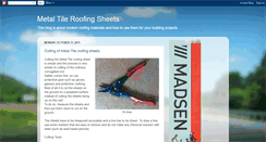 Desktop Screenshot of metaltileroofingsheets.blogspot.com