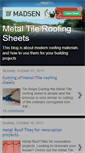Mobile Screenshot of metaltileroofingsheets.blogspot.com