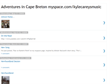 Tablet Screenshot of kylecarey.blogspot.com