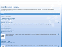 Tablet Screenshot of erfahrungen-schiffsreisen.blogspot.com