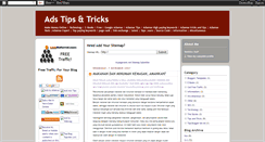 Desktop Screenshot of ads-tricks.blogspot.com