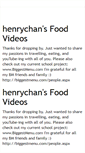 Mobile Screenshot of henrychan888.blogspot.com