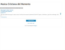 Tablet Screenshot of lamejormusicacristianadelmomento.blogspot.com