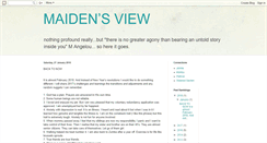 Desktop Screenshot of maidenuk.blogspot.com