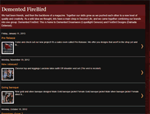 Tablet Screenshot of dementedfirebird.blogspot.com