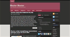 Desktop Screenshot of faumaster.blogspot.com