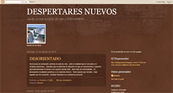 Desktop Screenshot of despertaresnuevos.blogspot.com