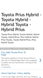 Mobile Screenshot of hybrid-toyota-prius.blogspot.com