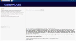 Desktop Screenshot of fashiondesignsjobs.blogspot.com
