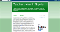 Desktop Screenshot of ingridasteachertrainerinnigeria.blogspot.com