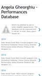 Mobile Screenshot of angelagheorghiuperformancedatabase.blogspot.com