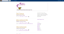 Desktop Screenshot of aladinproperties.blogspot.com