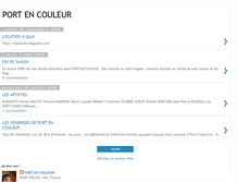 Tablet Screenshot of portencouleur.blogspot.com