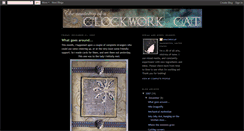 Desktop Screenshot of clockworkcatart.blogspot.com