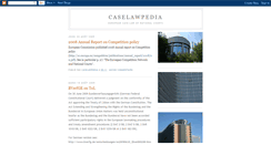 Desktop Screenshot of caselawpedia.blogspot.com