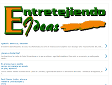 Tablet Screenshot of entretejiendoideas.blogspot.com