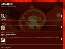 Tablet Screenshot of eatandtrain.blogspot.com