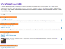 Tablet Screenshot of chefmarcofraschetti.blogspot.com