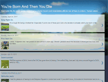 Tablet Screenshot of bornthendie.blogspot.com