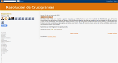 Desktop Screenshot of crucigramas-peru.blogspot.com