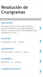 Mobile Screenshot of crucigramas-peru.blogspot.com